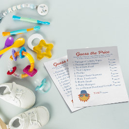 Hier kommt das Son Baby Boy Shower Game