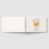 Hier kommt das Son Baby Boy Shower Guest Book Gästebuch (Voll)