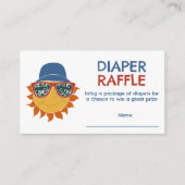 Hier kommt das Son Baby Duwer Diaper Raffle Begleitkarte (Vorderseite)