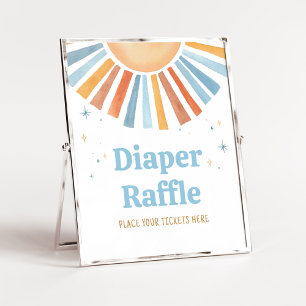 Hier kommt das Son Baby Duwer Diaper Raffle Poster