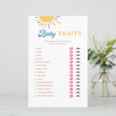 Hier kommt das Son Baby Traits Game (Stehend Vorderseite)