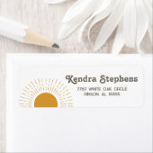 Hier kommt das Son Return Address Label (Insitu)