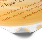 Hier kommt das Son Sunshine Baby Dusche Windspielg Poster (Ecke)