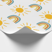 Hier kommt das "Son Wrapping Paper" Geschenkpapier (Ecke)