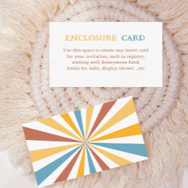 Hier kommt das sonnige Party nach Maß Begleitkarte