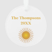 Hier kommt das Sun-Akrylorische Ornament (Rückseite)