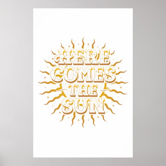 Hier kommt das Sun Poster (24x36) (Vorne)