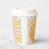 Hier kommt das Sun Ray Yellow Brautparty Pappbecher (Links)