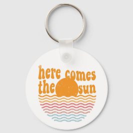 Hier kommt das Sun Retro Schlüsselanhänger
