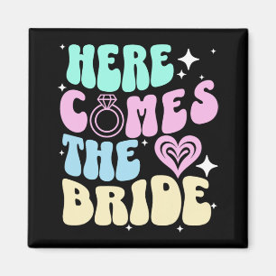 Hier kommt der Junggeselinnen-Abschied Bridal Sho Magnet