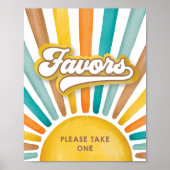 Hier kommt der Sohn | Baby Shower Lieblingsuntersc Poster (Vorne)