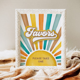Hier kommt der Sohn Baby Shower Lieblingsuntersc Poster