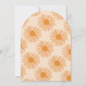 Hier kommt der Sohn Boho Boho Boy Boy Baby Dusche Einladung (Rückseite)