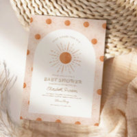 Hier kommt der Sohn Burnt Orange Sun Baby Shower