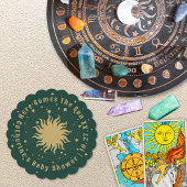 Hier kommt der Sohn | Celestial Baby Shower Untersetzer