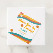 Hier kommt der Sohn Danke Baby Dusche Geschenkanhänger (Beispiel)