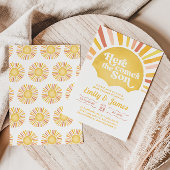 Hier kommt der Sohn, du bist meine Sonnenschein-Ba Einladung