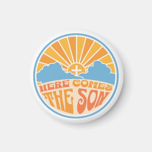 Hier kommt der Sohn Gottes (Jesus) Magnet (Vorne)