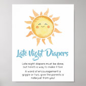 Hier kommt der Sohn Niedlicher Sonnenspättaucher Poster (Vorne)