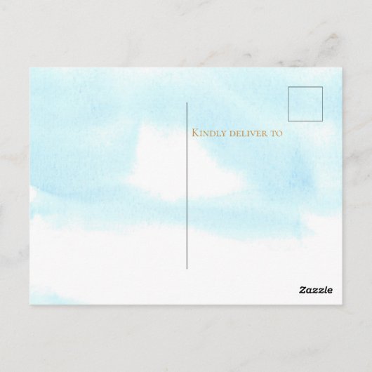 Hier kommt der Sohn Vielen Dank Postcard Postkarte (Rückseite)