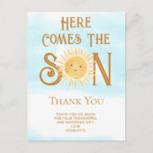 Hier kommt der Sohn Vielen Dank Postcard Postkarte (Vorderseite)