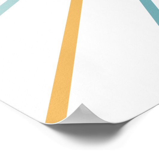 Hier kommt der Son Boho Sunshine Baby Sprinkle Poster (Ecke)