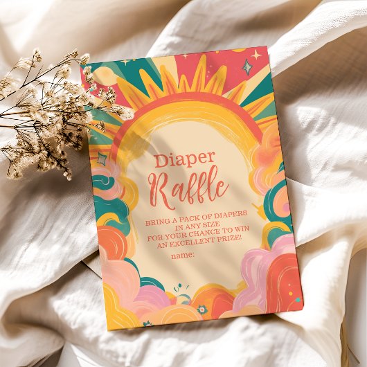 Hier kommt der son-gelbe Sonnenscheinwerfer-Windsc Begleitkarte