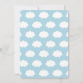 Hier kommt der Son lächelnd Sun Boy Baby Dusche Einladung (Rückseite)