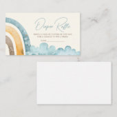 Hier kommt der Son Retro Diaper Raffle Begleitkarte (Vorne/Hinten)