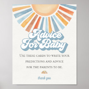 Hier kommt der Son Sunshine Advice für Baby Game Poster