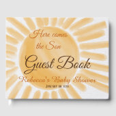 Hier kommt der Sonnenscheinstrahl der Sonnendusche Gästebuch (Vorderseite)