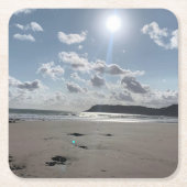 Hier kommt der sonnige Untersetzer (Vorderseite)