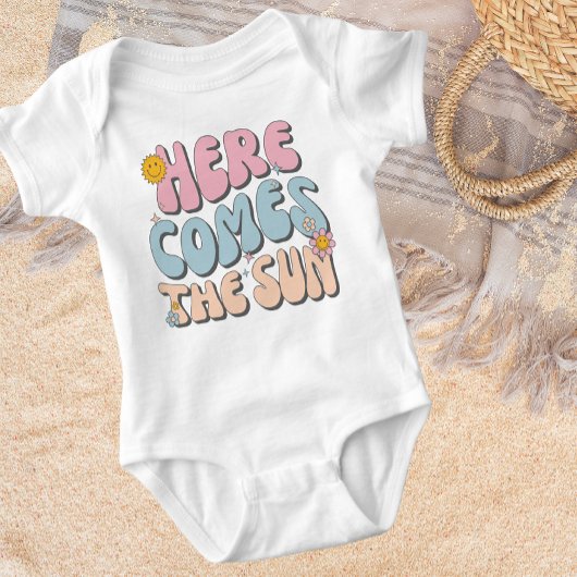 Hier kommt der Sun Baby Bodysuit Baby Strampler