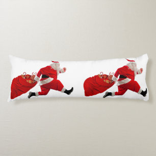 Hier kommt der Weihnachtsmann-Kissen Seitenschläferkissen
