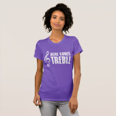 Hier kommt der zauberhafte Funny Music Pun T-Shirt (Vorne ganz)