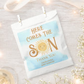 Hier kommt die Babydusche des Sohnes Geschenktütchen (Ausgeschnitten)