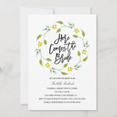 Hier kommt die Braut | ANKÜNDIGUNG DATUM FREIHALTE (Vorderseite)