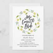 Hier kommt die Braut | ANKÜNDIGUNG DATUM FREIHALTE (Vorne/Hinten)