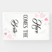 Hier kommt die Braut Banner (Horizontal)