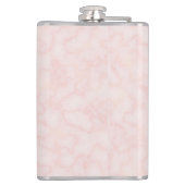 Hier kommt die Braut Blush Pink Floral Flachmann (Rückseite)