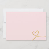 Hier kommt die Braut-Dusche-Einladung Einladung (Rückseite)