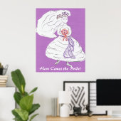 Hier kommt die Braut Poster (Heimbüro)