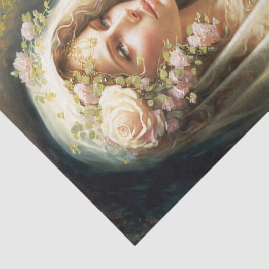 Hier kommt die Braut Seidenpapier (Ausschnitt)