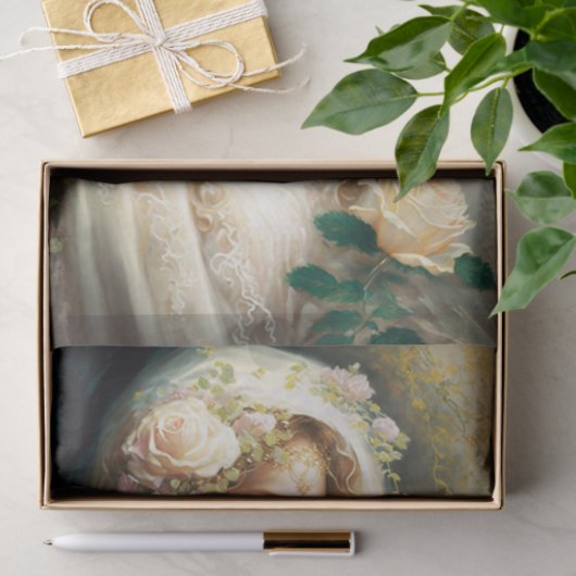 Hier kommt die Braut Seidenpapier (Geschenk)