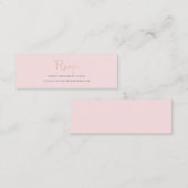 Hier kommt die Braut-uAwg Mini Visitenkarte (Vorne/Hinten)