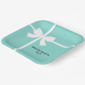 Hier kommt die Bride Personalisierte Party Papierp Pappteller (Gewinkelt)