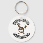 Hier kommt die Chupacabra Schlüsselanhänger (Vorderseite)