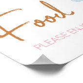 Hier kommt die Dusche des Sun Girl Babys. Poster (Ecke)