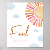 Hier kommt die Dusche des Sun Girl Babys. Poster (Vorne)