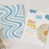 Hier kommt die Einladung der Son Baby Dusche